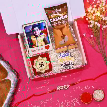 Personalised Name Engraved Rakhi Hamper