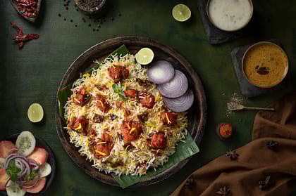 Chicken 65 Hyderabadi Biryani