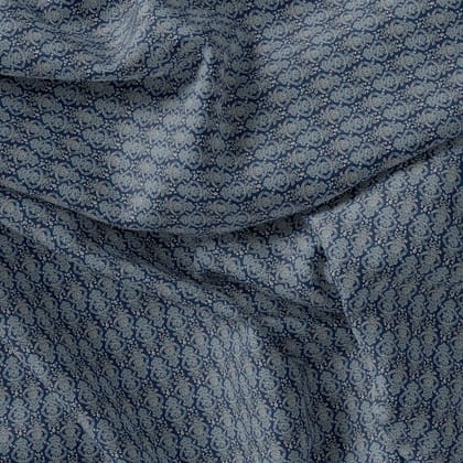 Morden Ogee Seamless Repeat Digital Printed Fabric - Pure Chinon