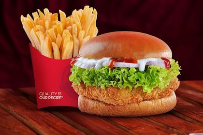 Veg Burger + Side