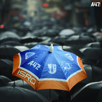 ISRO Space Explorer Umbrella Type 1-Blue