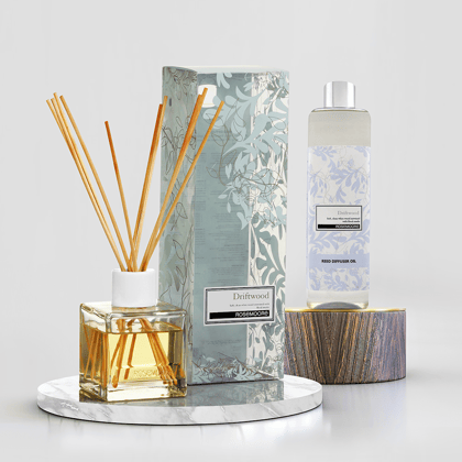 Scented Reed Diffuser & Reed Diffuser Refill Oil 1 Litre Driftwood