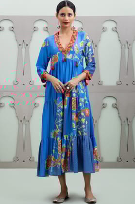 CHINTZY - NEELA  - FOUR - DRESS-X SMALL