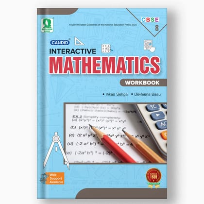Candid Interactive Mathematics With Workbook - 8-Grade 08 / Mathematics
