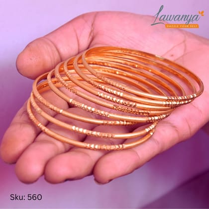 Gold Plated Bangles-2.4