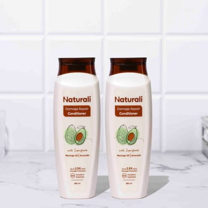 Naturali Damage Repair Conditioner (Pack of 2)-180ml x 2