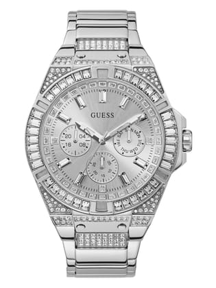 Guess Analog Silver Dial Men's Watch - GW0209G1-Silver