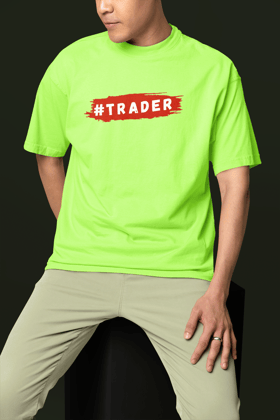 Hashtag Trader Oversize T-Shirt-Parrot Green / S