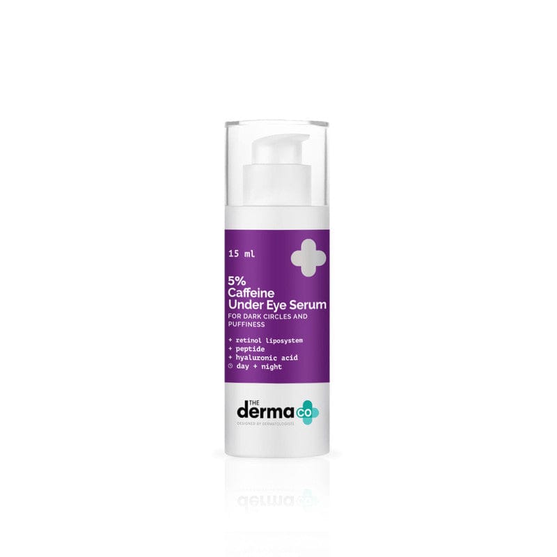 The Derma Co. 5% Caffeine Under Eye Serum For Dark Circles & Puffiness (15ml)-15ml
