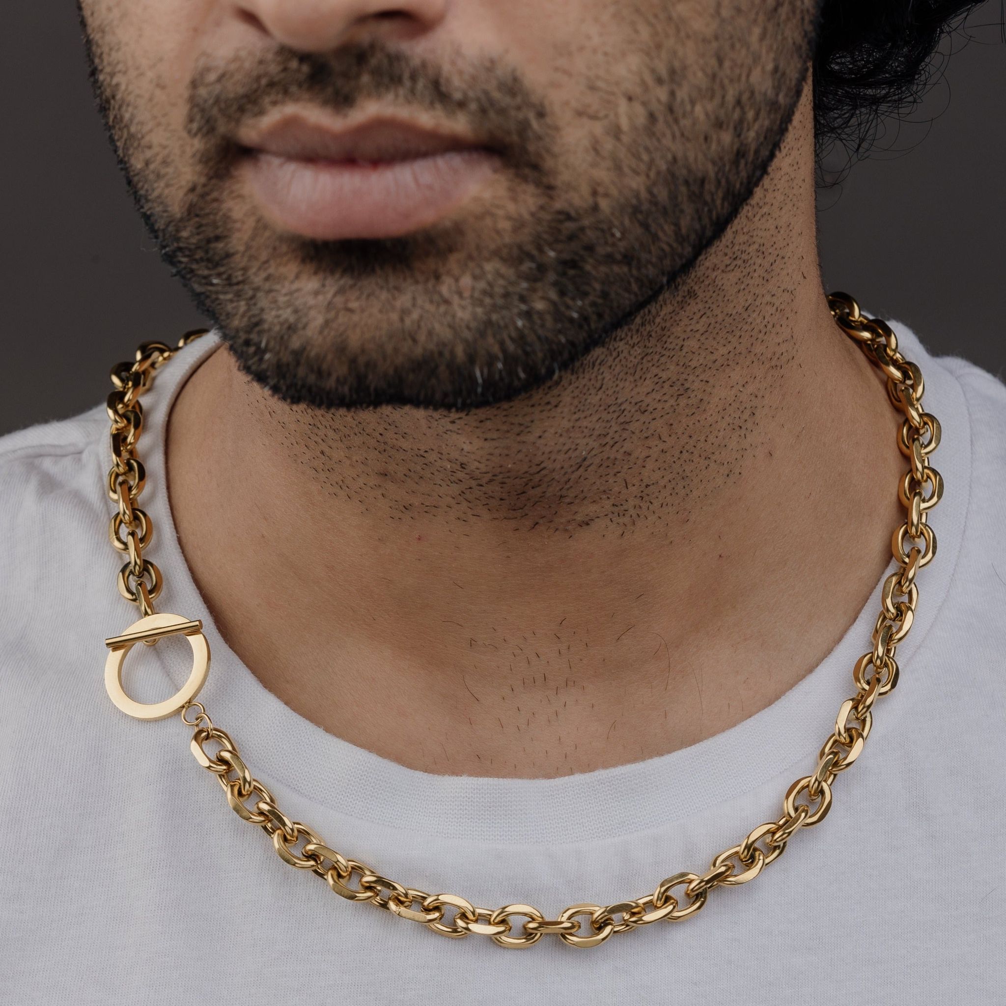 TOGGLE CHAIN (GOLD)-51 CM