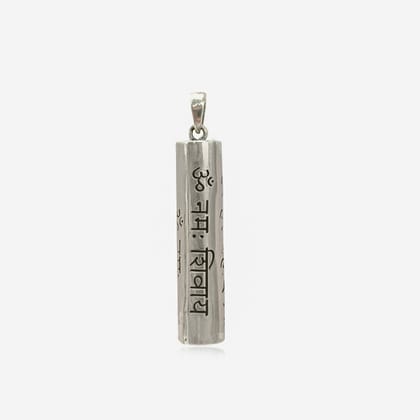 Shiva Mantra Pure 92.5 Silver Necklace-Pendant