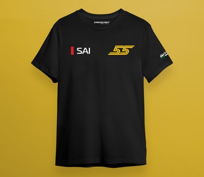 Carlos Sainz 55 T-shirt-Black / S