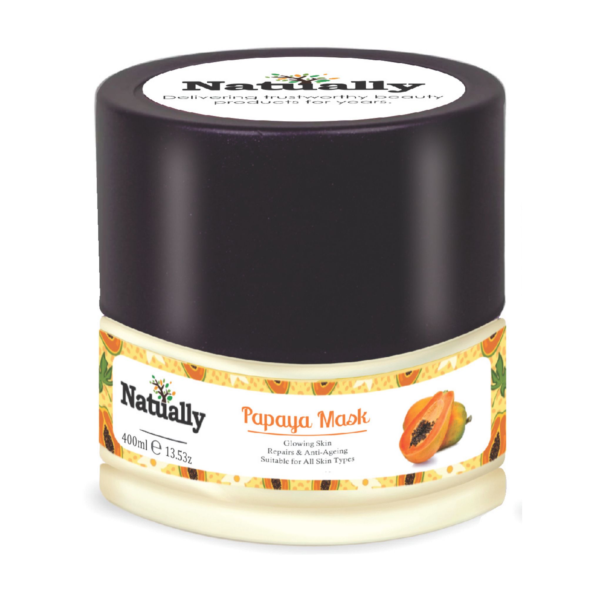 Natually Papaya Mask | Glowing Skin Repairs & Anti Ageing | 350g