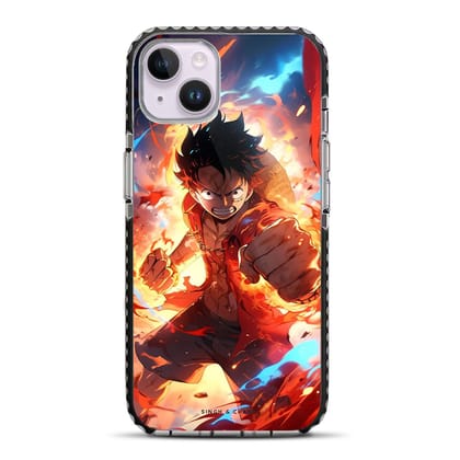 Luffy One Piece Anime iPhone 14 Plus Stride Phone Case-Stride