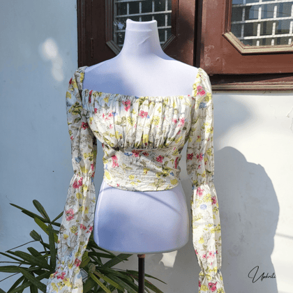Garden Dreams Bustier Top-XXS