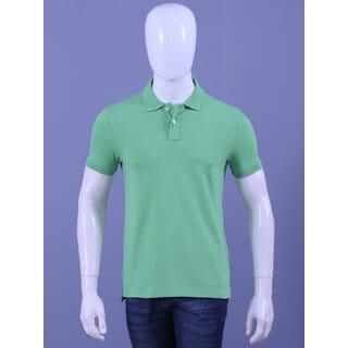 Men's Enzyme Finish Solid Polo T-Shirt