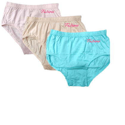 Fabimi Women's Cotton Hosiery Panty Combo (Pack of 3) – Comfortable & Breathable