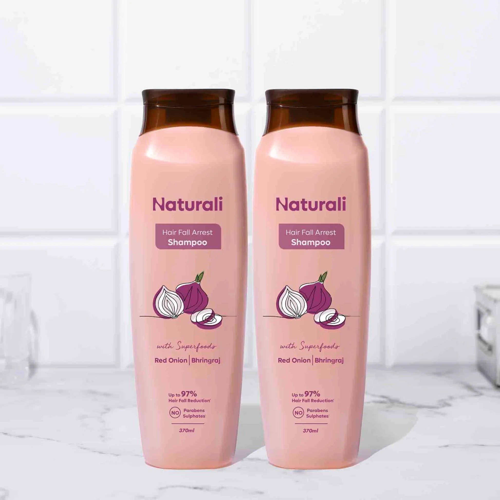 Naturali Hairfall Arrest Shampoo (Pack of 2)-200ml x 2