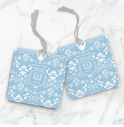 Eclat Gift Tag-Blue