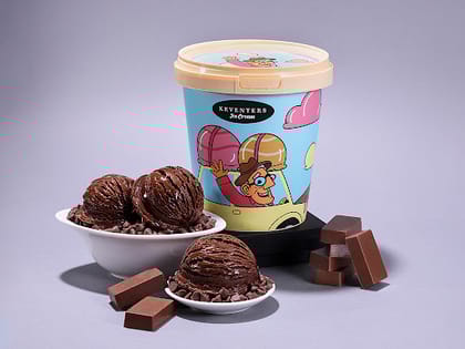 Belgian Chocolate Ice Cream [750 Ml Hand Scooped Family Pack]