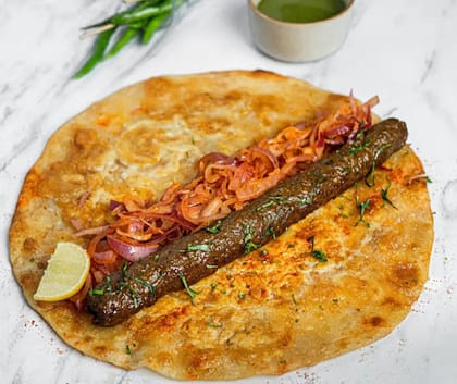 Mutton Seekh Kebab Roll
