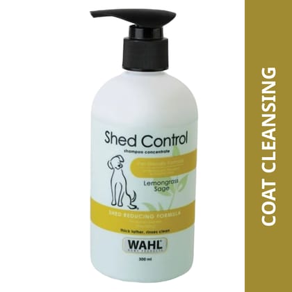 Wahl Shed Control Shampoo for Dogs Lemongrass  Sage-Wahl Shed Control Shampoo for Dogs (Lemongrass & Sage) - 300mL