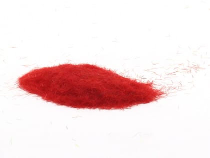 Red static grass flock 50 grams diorama accessories