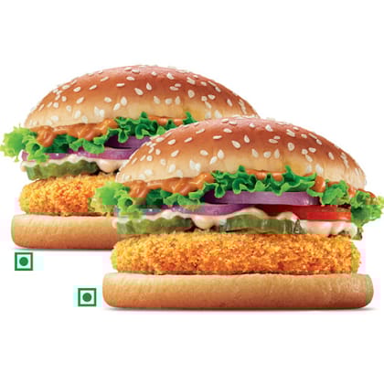 2 Veg Whopper Jr,