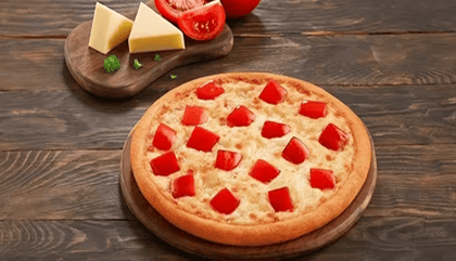 Tomato cheese pizza