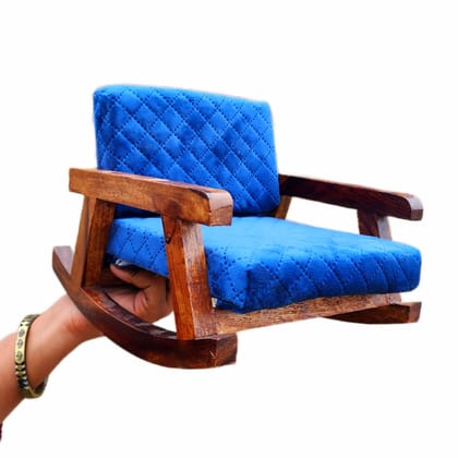 Premium Chair for laddu gopal ji [Material-sheesham]-7inch