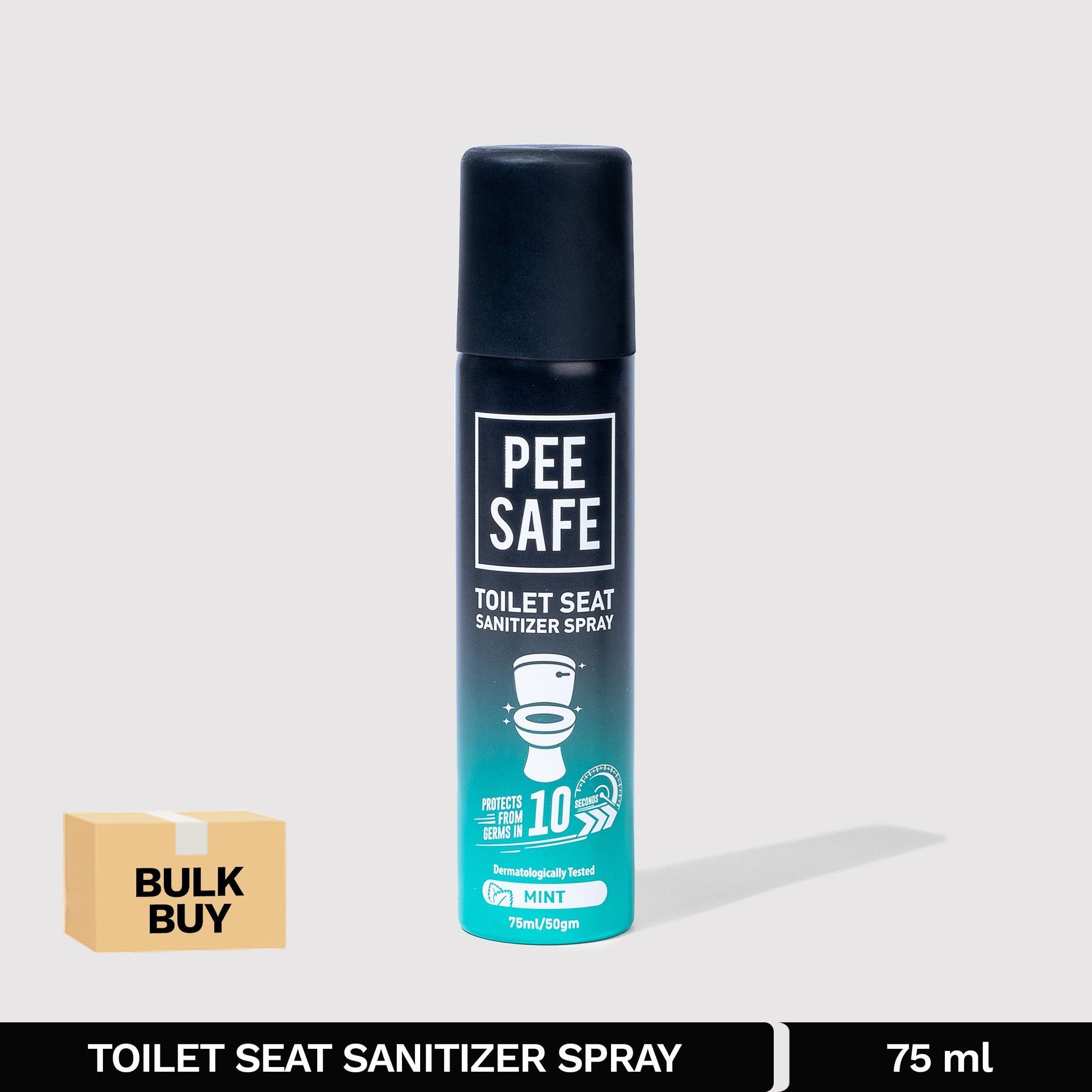 Toilet Seat Sanitizer Spray Mint - 75 ML - BULK BUY-Toilet Seat Sanitizer Spray (Mint) - 75 ML - BULK BUY - Default Title