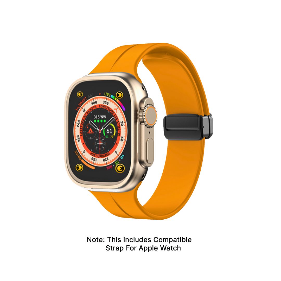 Prime - Soft Strap with Steel Magnetic Buckle - Yellow-Yellow / 38/40/41mm
