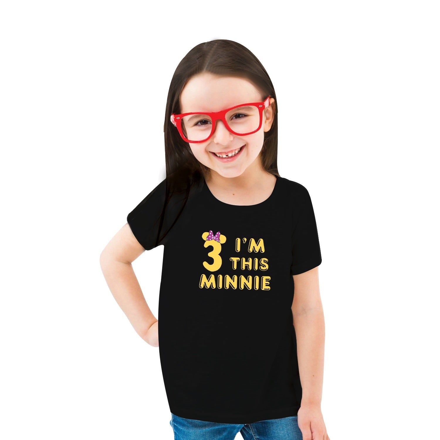 I am this Minnie - Customize T-Shirts for Birthday-1-2 YEARS