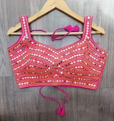 Back Less Real Mirror-Pink