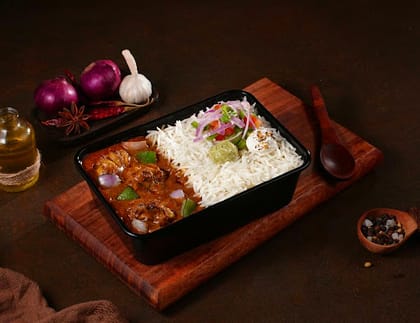 Chicken Kadhai Rice Bowl