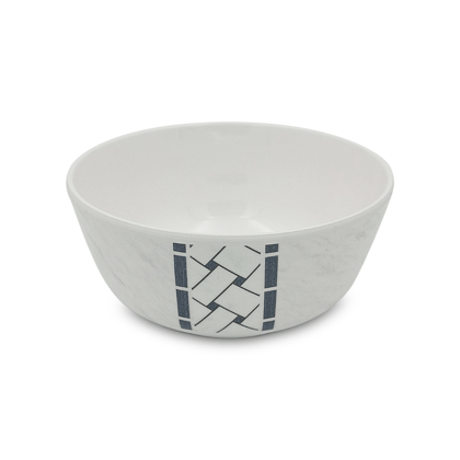 SUPERWARE | Pure Melamine | Soup Bowl Set - MARBO STITCH (4.5") | 6 Nos.| Stain Free, Glazed Finish