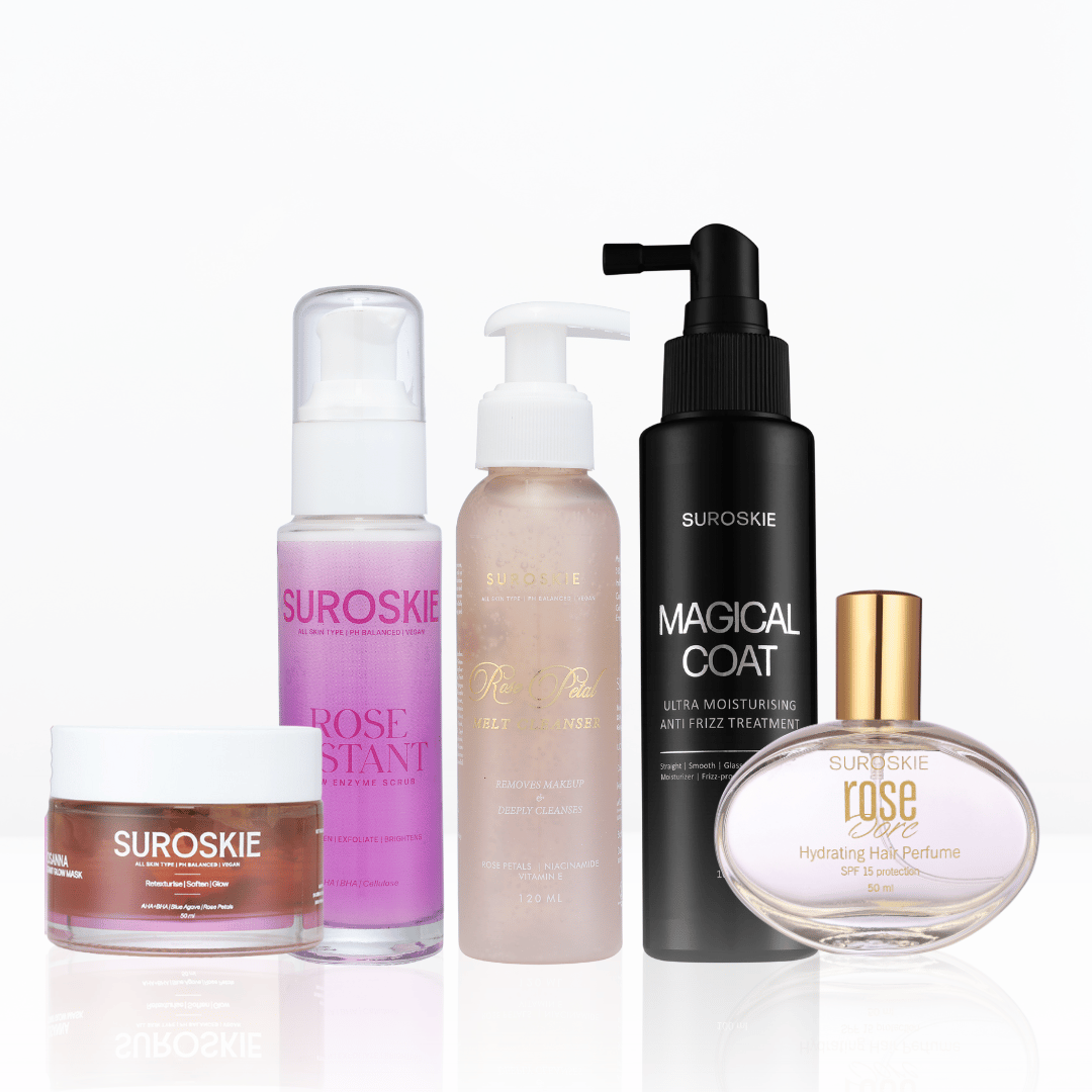 ROSE REPAIR & RESTORE ( 1.Rose Melt Cleanser  +  2.Rose Instant Scrub  +  3.Rosanna  +  4.Rose Dore  +  5.Magical Coat )