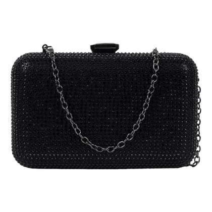 Texas Flaunt Clutch-18X5X11CM / Black
