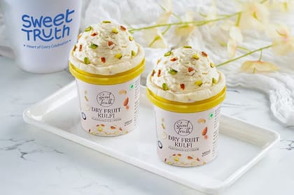 Dry Fruit Kulfi Ice Cream (Pack Of 2)