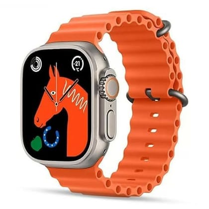 T900 Ultra Smart Watch with Titanium Build, Bluetooth Calling, Heart Rate & SpO2 Monitoring, IP68, Fast Charging (Display: 2.09)