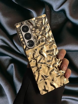 Royal Gold Glossy Luxury Cover-Samsung Galaxy Z Fold 6