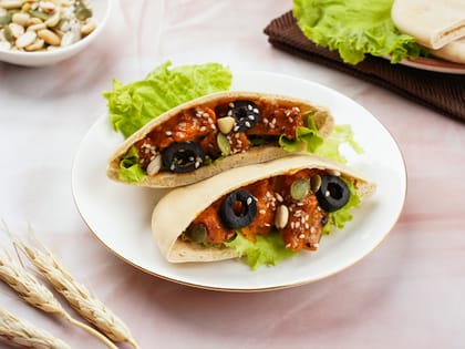 Creamy Soya Protein Pita Pocket