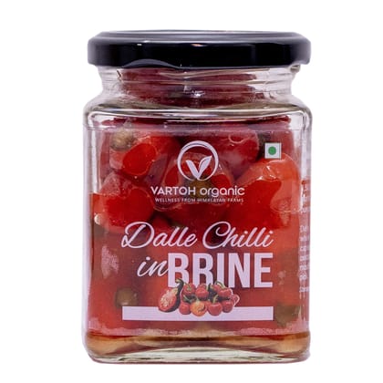 Vartoh Organic Dalle Chilli In Brine, 255 gm