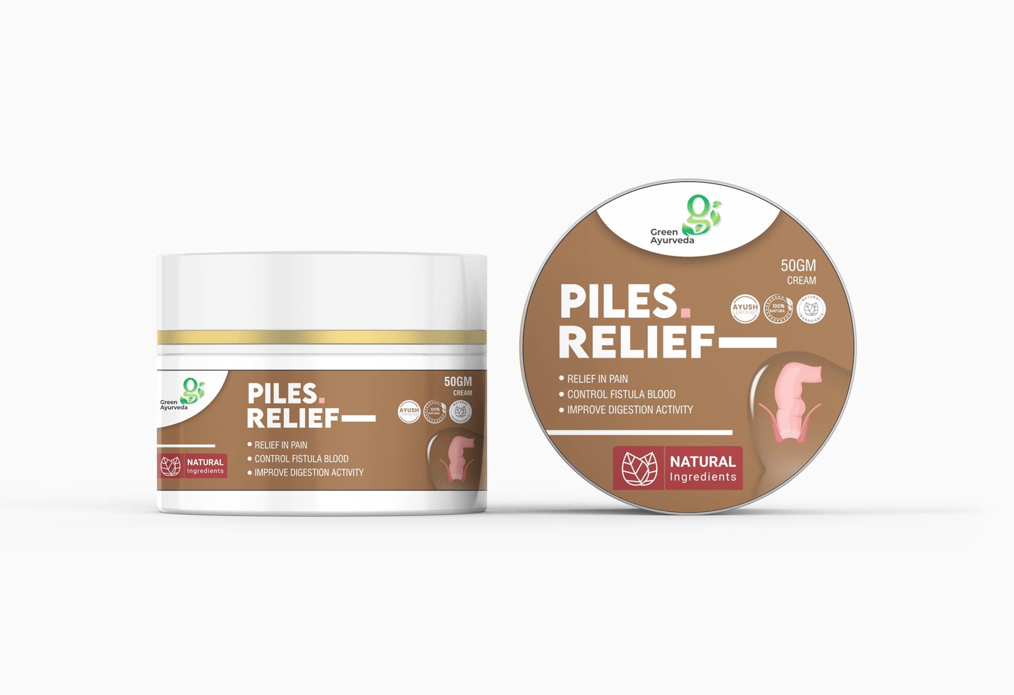 Pile-Free Rectum Restore Ayurvedic Supplements + Herbal Remedies Diet Booklet | Relives Pain & Shrinks Mass | 100% Natural