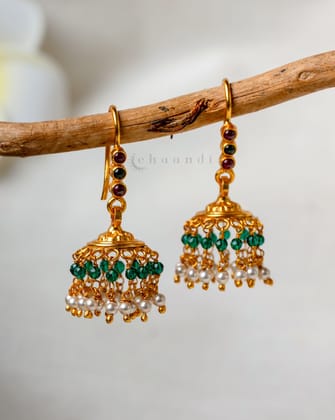 Gold Polish Silver Earrings CHE1920