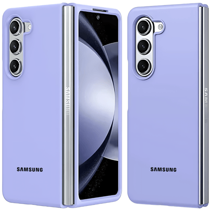 Purple Original Silicone Case For Samsung Z Fold 5 5G
