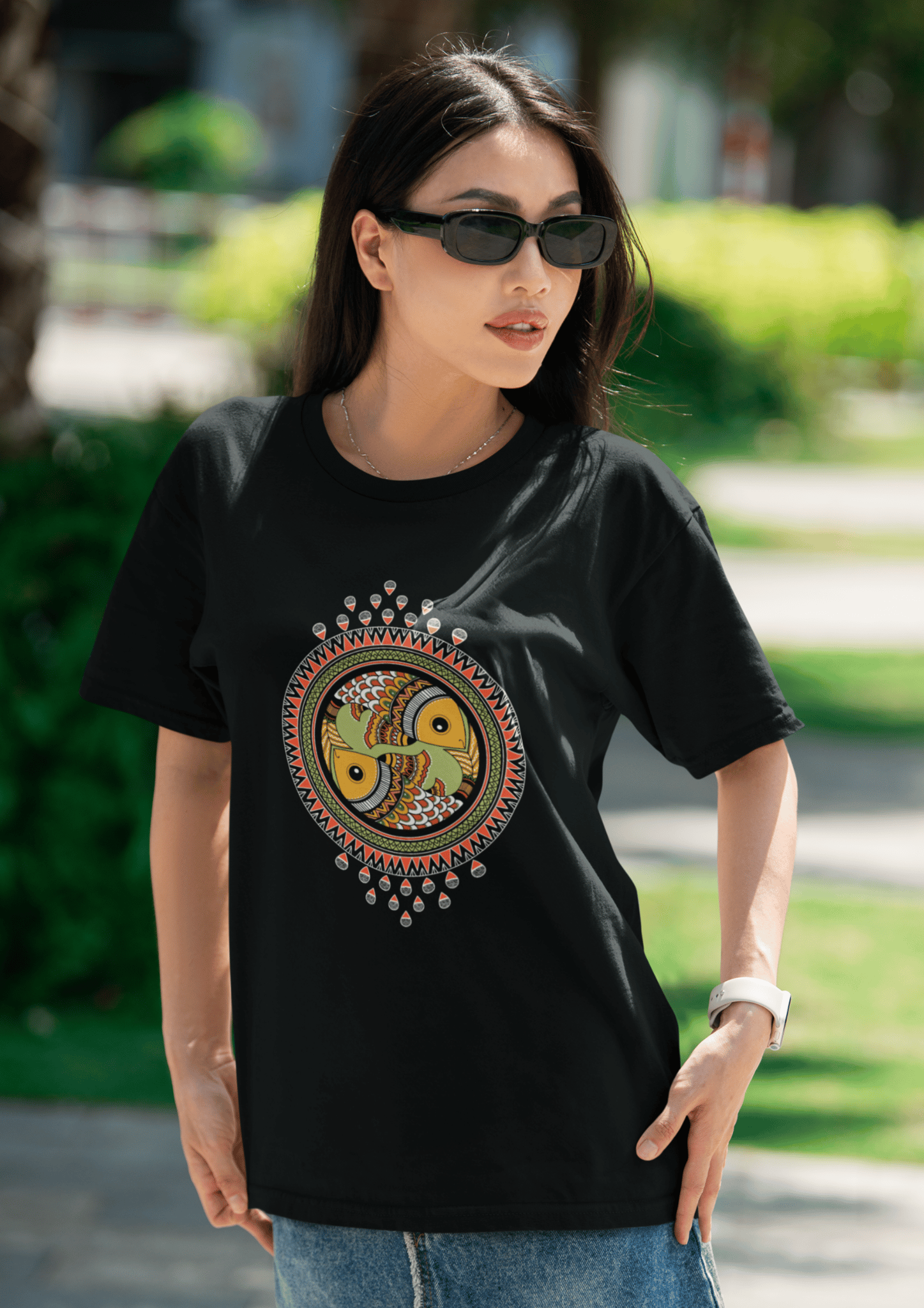 Matsya Katha | Unisex T-Shirt-XS / Black