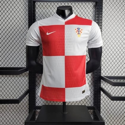 Croatia Home Jersey EURO 2024 PLAYER VERSION-S