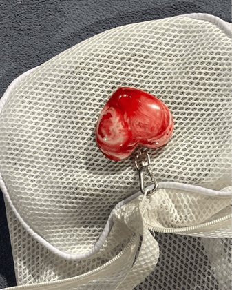 BUBBLE HEART [BAG CHARM]