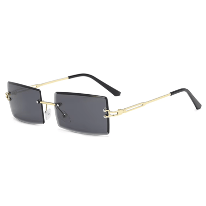First Lens Blush Luxe Gradiant Sunglasses-Black